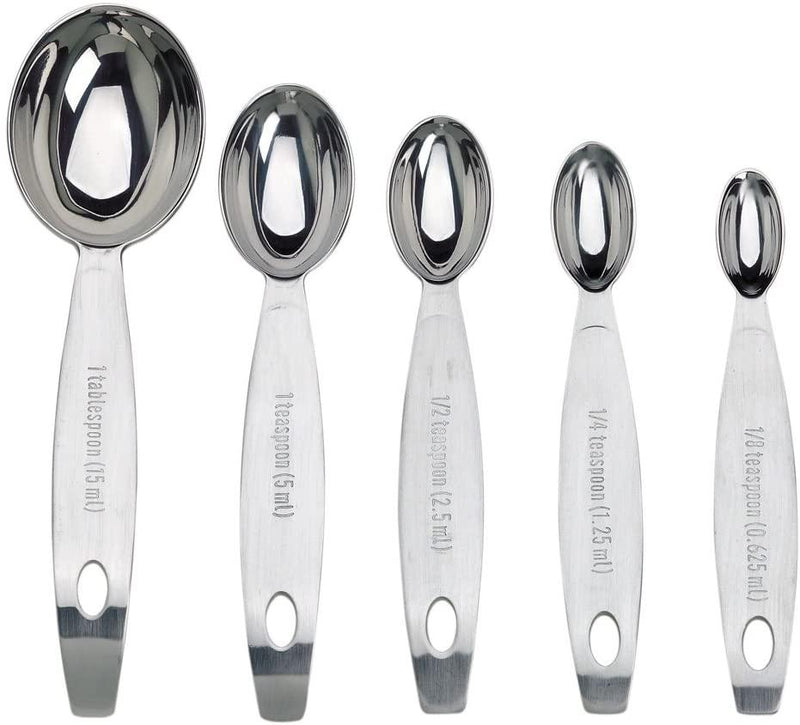 CUISIPRO Cuisipro Measuring Spoons 5 Pieces Set Stainless Steel 