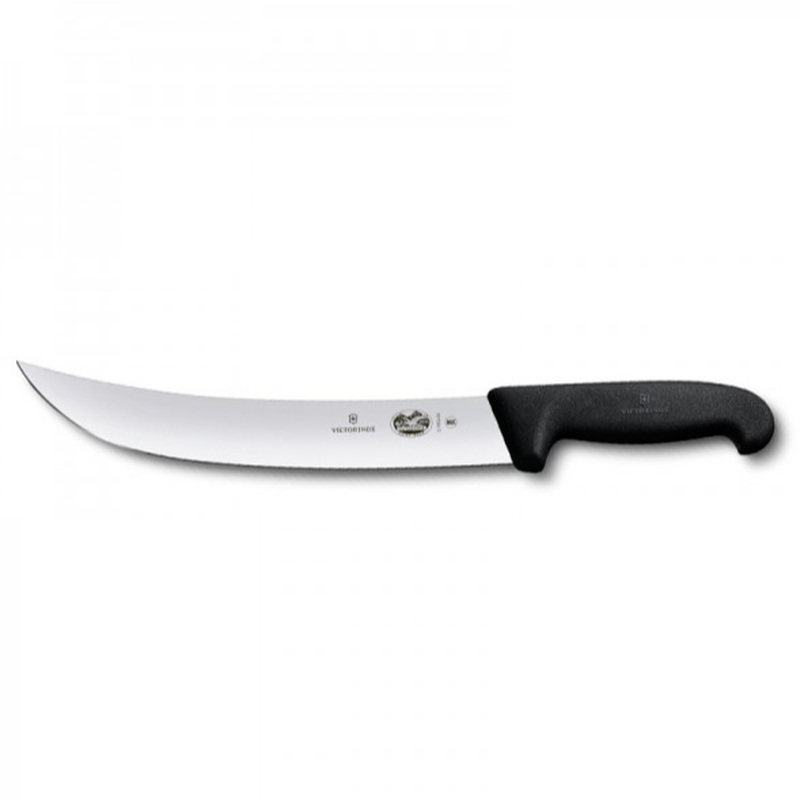 Victorinox Cimeter Knife 31cm Curved Wide Blade Fibrox Black 