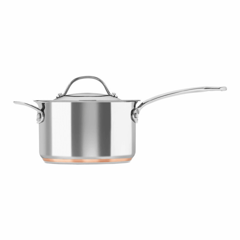CHASSEUR Chasseur Le Cuivre Saucepan With Lid And Helper Handle 