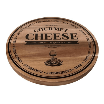 PEER SORENSEN Peer Sorensen Round Cheese Board Acacia #74576 - happyinmart.com.au