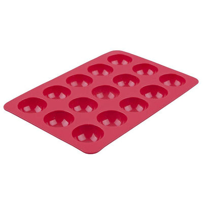 DAILY BAKE Daily Bake Silicone 15 Cup Small Dome Dessert Mould Red #3072R - happyinmart.com.au