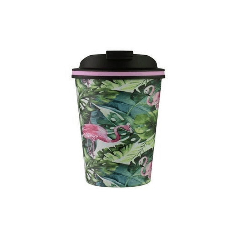 AVANTI Avanti Go Cup Reusable Coffee Cup Flamingo Leaf 