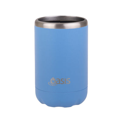 OASIS Oasis Stainless Steel Double Wall Insulated Cooler Can Calypso Blue #8922CB - happyinmart.com.au