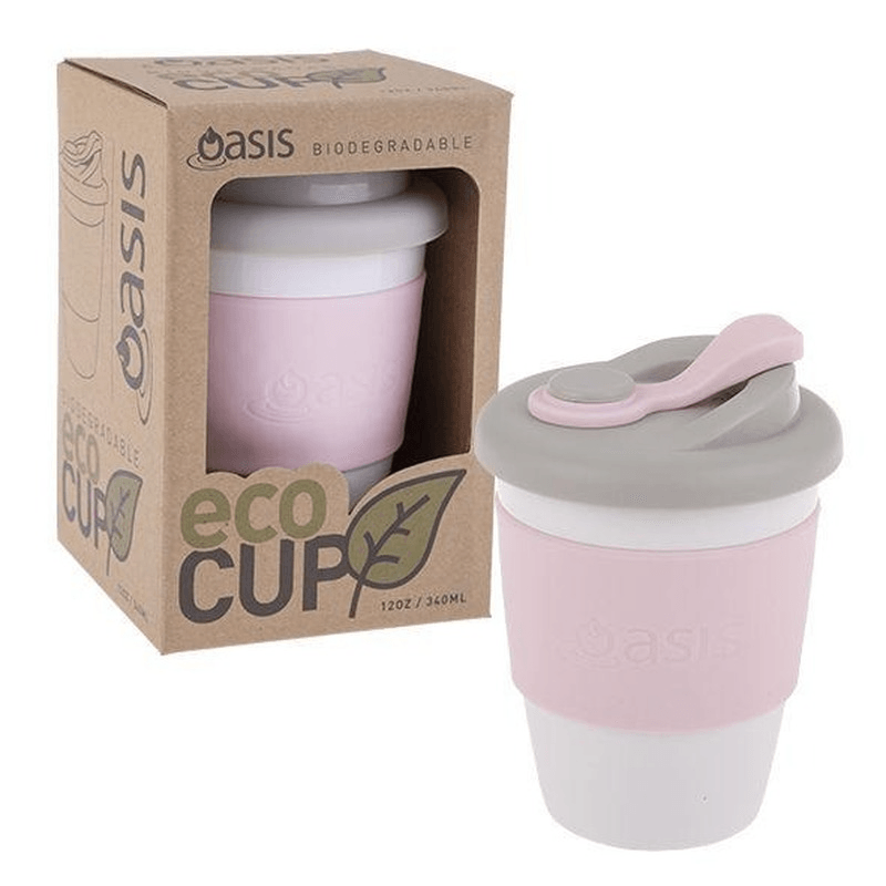 OASIS Oasis Biodegradable Eco Cup 12oz Pink 