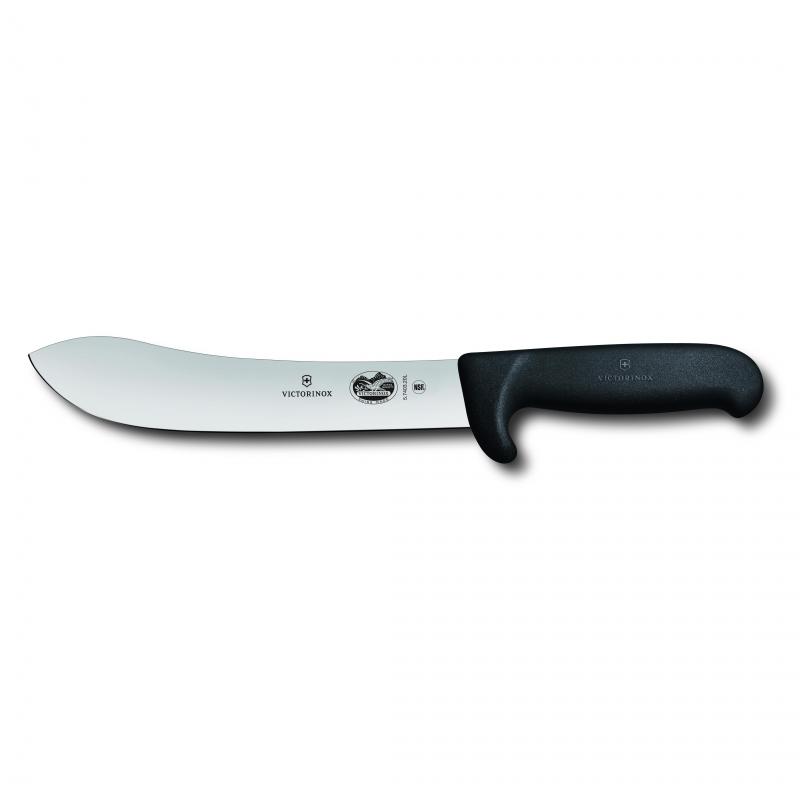 Victorinox Butchers Knife 20cm Wide Tip Blade Fibrox Black 