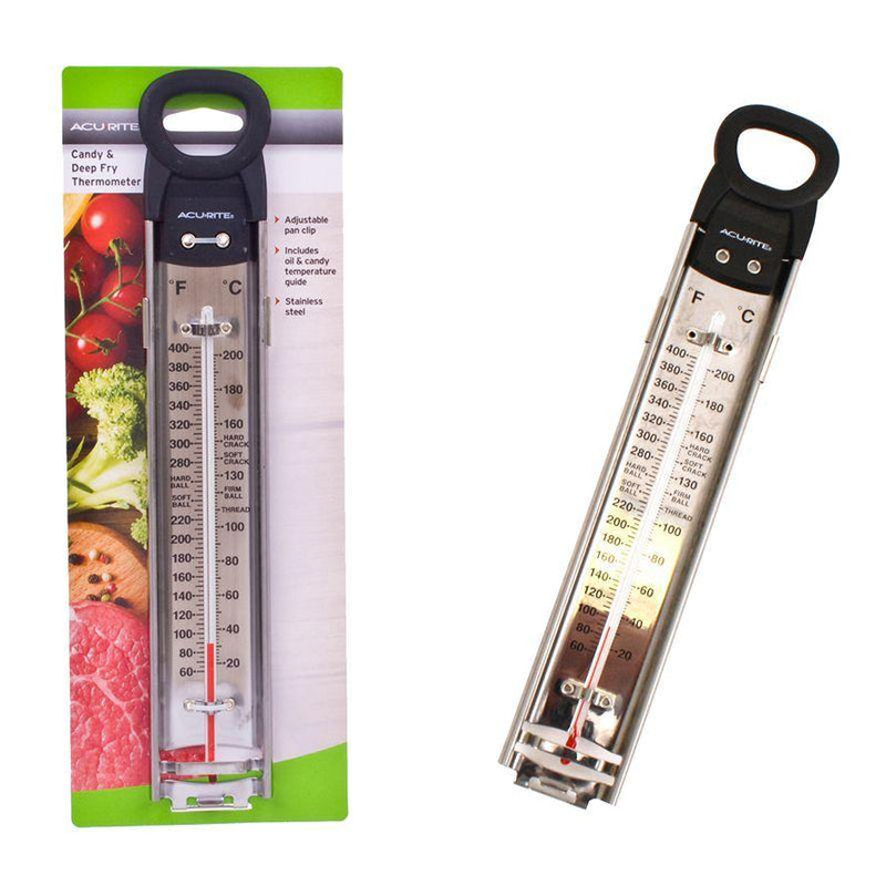 ACURITE Acurite Stainless Steel Deluxe Candy Deep Fry Thermometer 