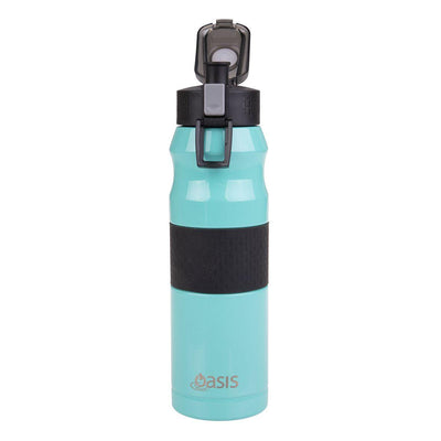 OASIS Oasis Stainless Steel Double Wall Insulated Flip Top Sports Bottle Spearmint #8874SM - happyinmart.com.au