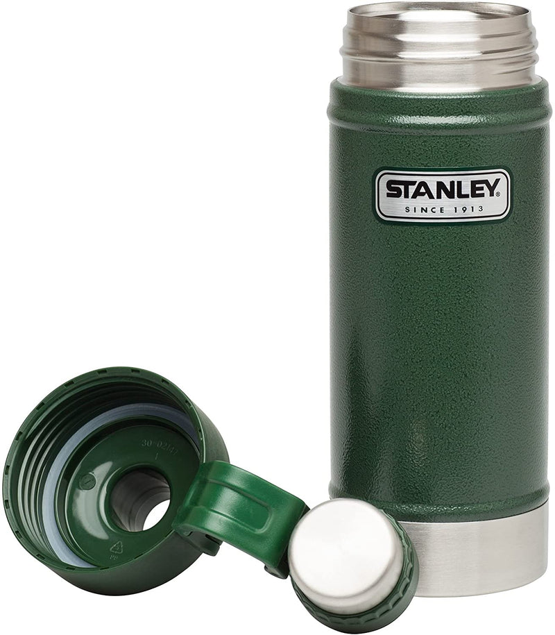 Stanley Classic Vacuum Water Bottle Easy Clean Green 