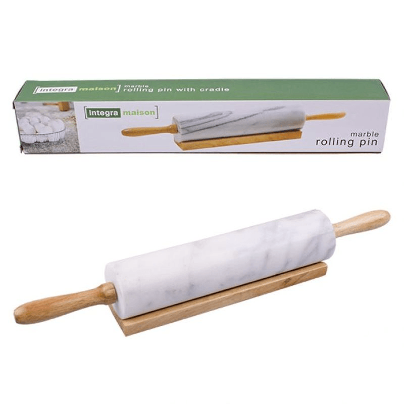 INTEGRA Integra Grey Marble Rolling Pin With Cradle 