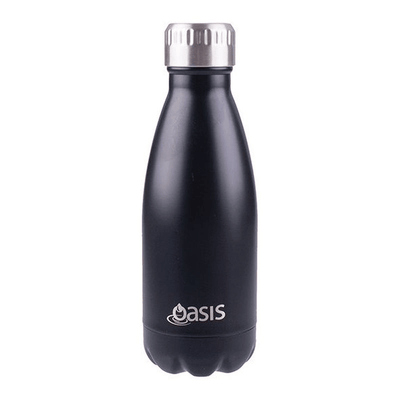 OASIS Oasis Stainless Steel Double Wall Insulated Drink Bottle Matte Black #8878MBK - happyinmart.com.au