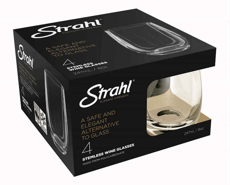 Strahl Design Contemporary Classic Small Wine Glass 245ml Set of 4 