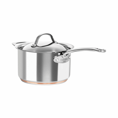 CHASSEUR Chasseur Le Cuivre Saucepan With Lid And Helper Handle #19867 - happyinmart.com.au