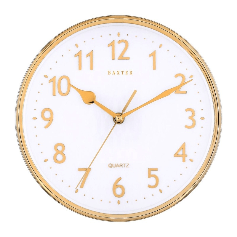 BAXTER Baxter Emory With Clock 3D Foil 25cm Gold 