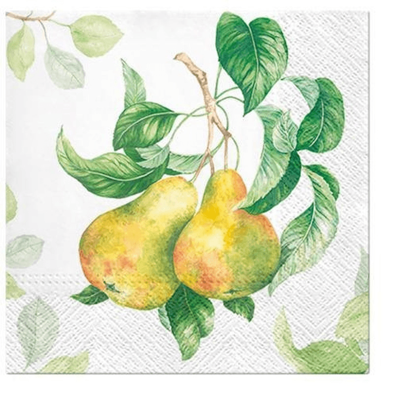 PAW Paw Lunch Napkins Garden Pear 