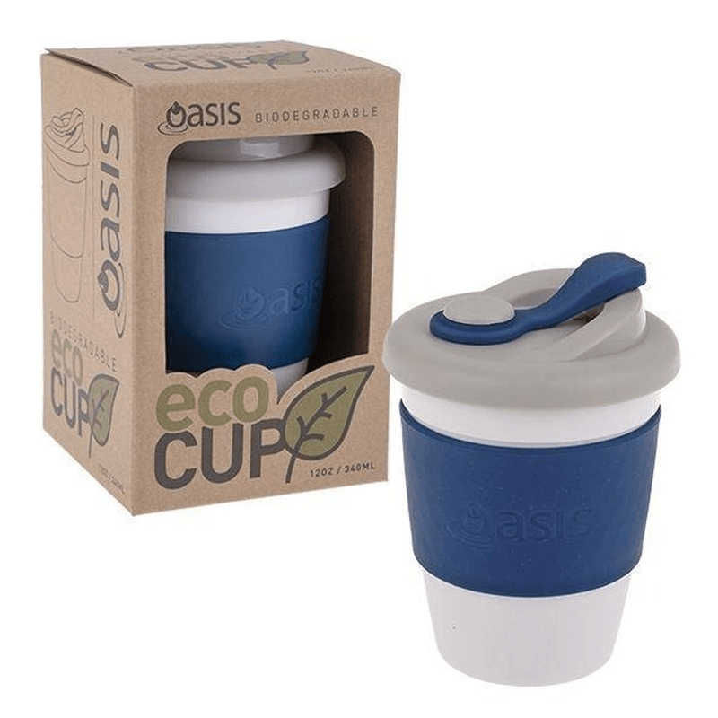 OASIS Oasis Biodegradable Eco Cup 12oz Navy 
