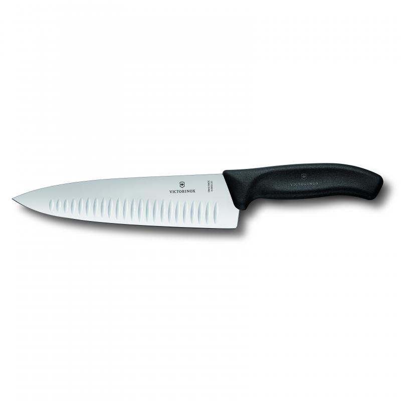 Victorinox Cooks Carving Knife 20cm Extra Wide Fluted Blade Classic 