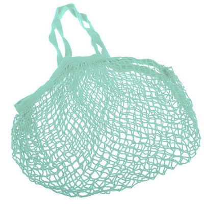 SACHI Sachi Cotton String Bag Long Handle Mint Green #3661MG - happyinmart.com.au