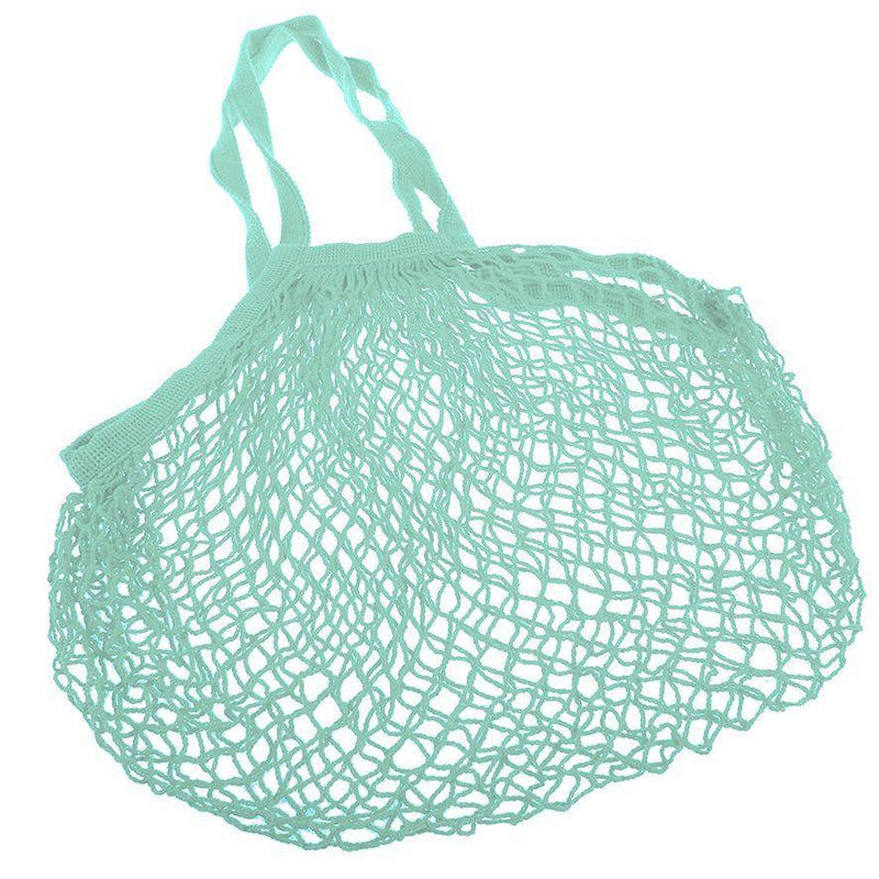 SACHI Sachi Cotton String Bag Long Handle Mint Green 