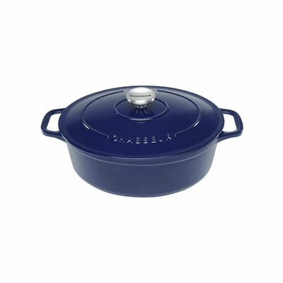 CHASSEUR Chasseur Oval French Oven 27cm 4l French Blue #19534 - happyinmart.com.au