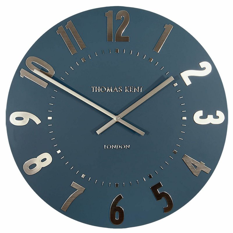 Thomas Kent Mulberry Wall Clocks 30cm Midnight Blue 