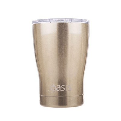 OASIS Oasis Stainless Steel Double Wall Insulated Travel Cup With Lid Champagne #8900CH - happyinmart.com.au