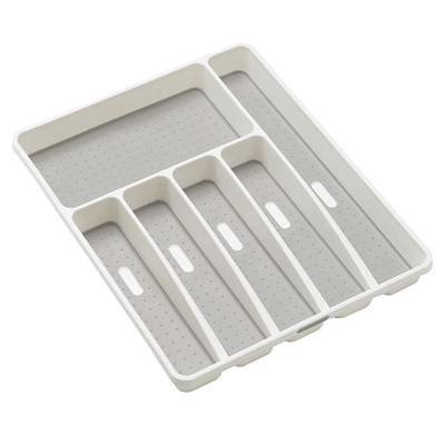 MADESMART Madesmart 6 Compartment Cutlery Tray White #4541 - happyinmart.com.au