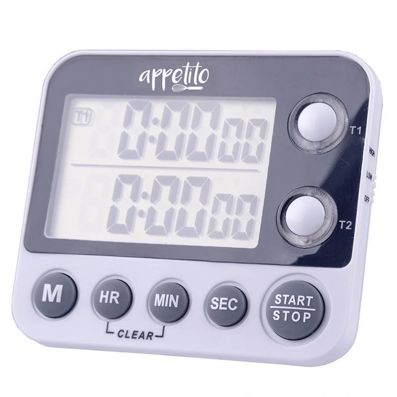 APPETITO Appetito Dual Digital Timer 100 Hours 