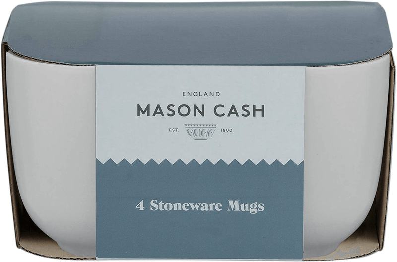 MASON CASH Mason Cash Classic Collection Mugs 400ml Set Of 4 Cream 