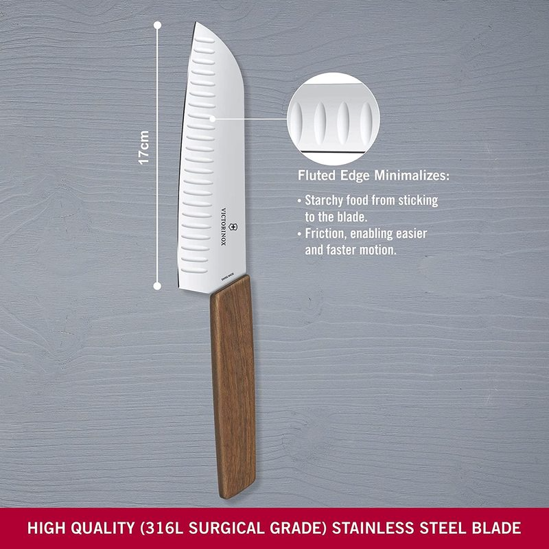 Victorinox Swiss Modern Santoku Knife 17cm 