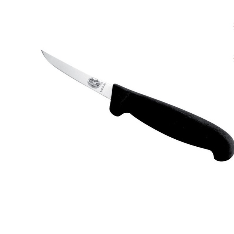 Victorinox Boning Knife 9cm Straight Extra Narrow Fibrox Black 