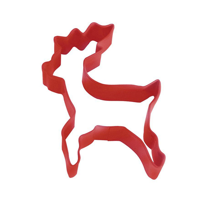 RM Rm Standing Reindeer Cookie Cutter 10cm Red 