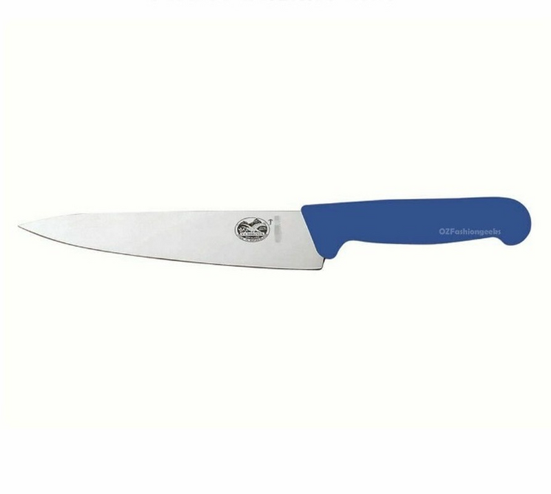 Victorinox Cooks Carving Knife 25cm Fibrox Blue 