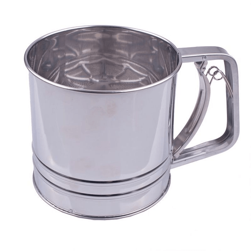 APPETITO Appetito Stainless Steel 5 Cup Squeeze Action Flour Sifter 