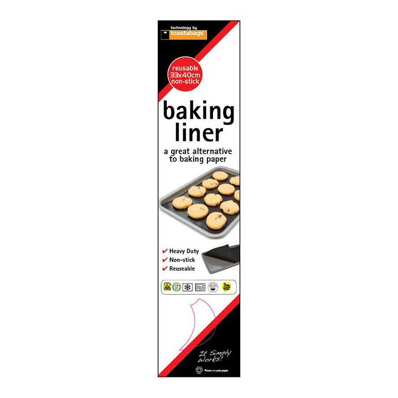 TOASTABAG Toastabag Non Stick Reusable Baking Liner Black 