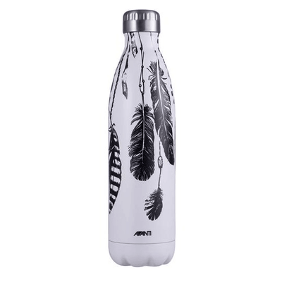 AVANTI Avanti Fluid Insulated Drink Bottle 750ml Feathers #12563 - happyinmart.com.au