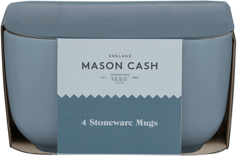 MASON CASH Mason Cash Classic Collection Mugs 400ml Set Of 4 Grey 