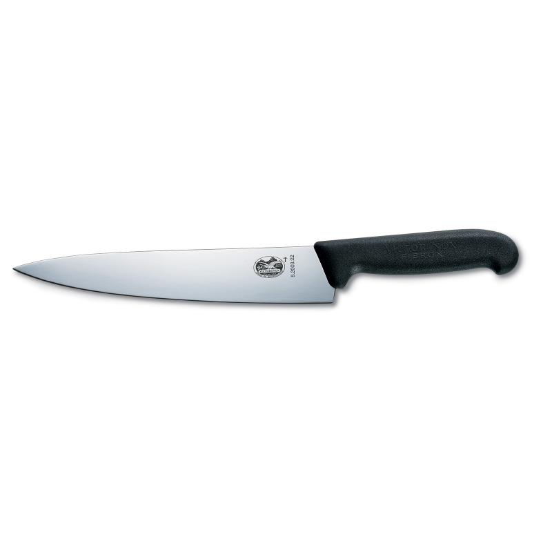 Victorinox Cooks Carving Knife 22cm Fibrox Black 