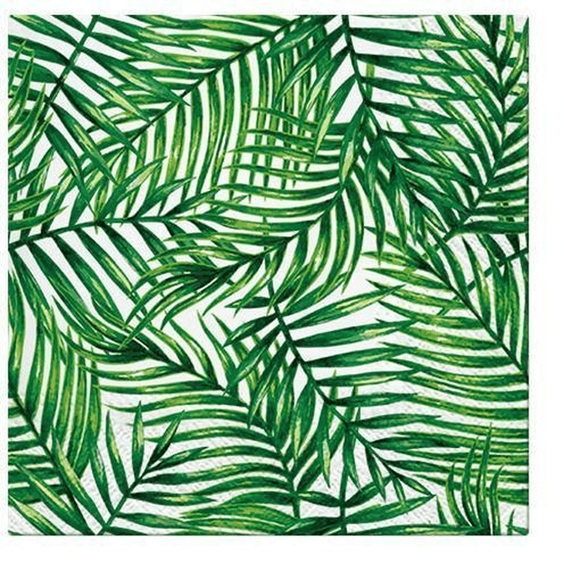 PAW Paw Lunch Napkins Tropical Leaves 