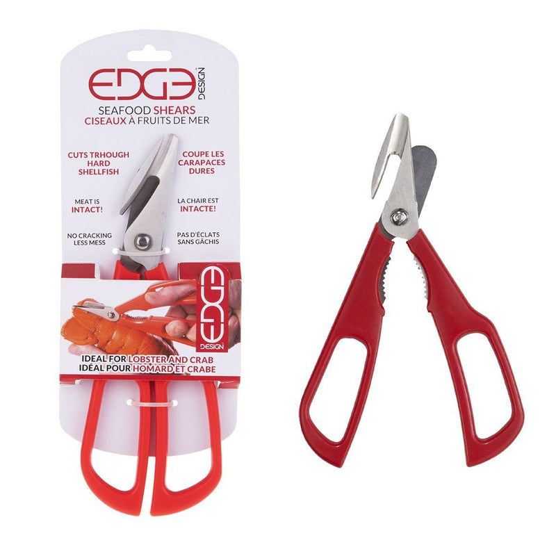 EDGE DESIGN Edge Design Seafood Shears Detachable Red 