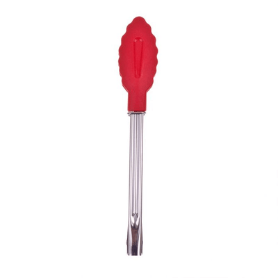 APPETITO Appetito Stainless Steel Mini Tongs With Nylon Head Red #3297R - happyinmart.com.au