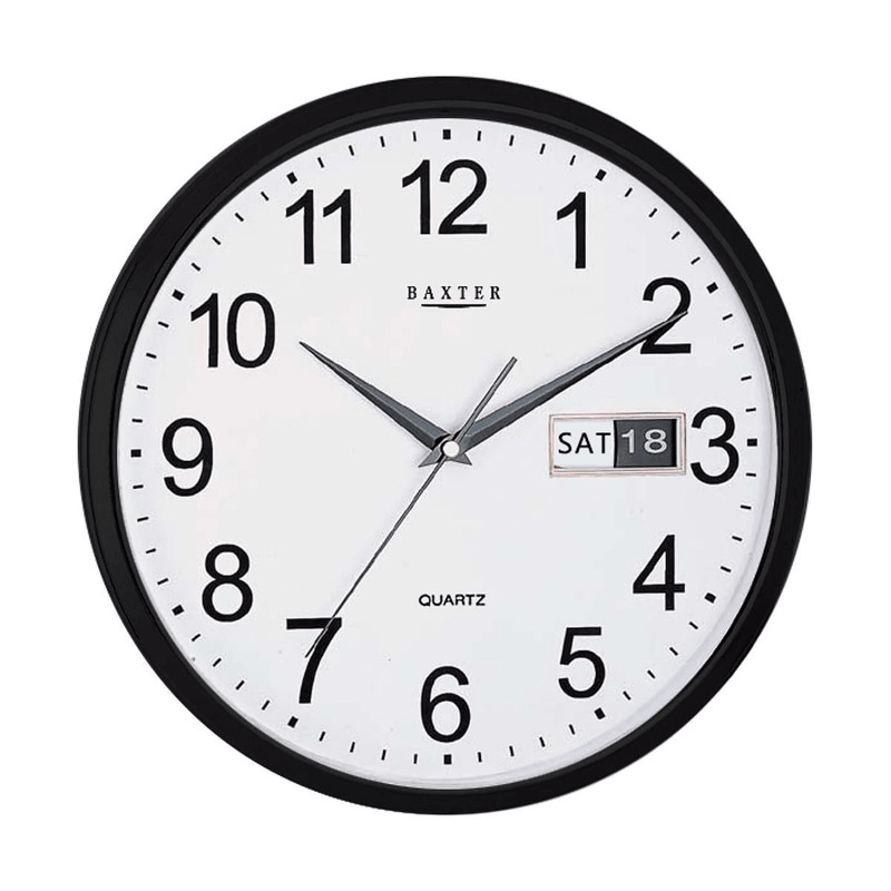 BAXTER Baxter Windsor With Clock Day And Date 32cm Black 