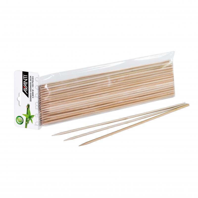 AVANTI Avanti Bamboo Skewers 30cm 100 Pieces Pack 