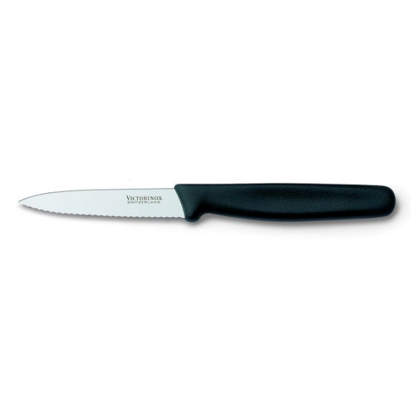 Victorinox Paring Stainless Steel Knife Wavy Edge Pointed Tip 