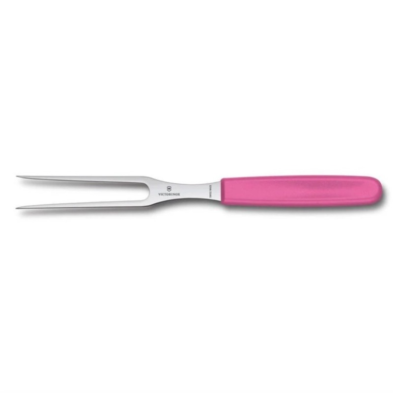 Victorinox Carving Fork Flat Tines Nylon Pink 