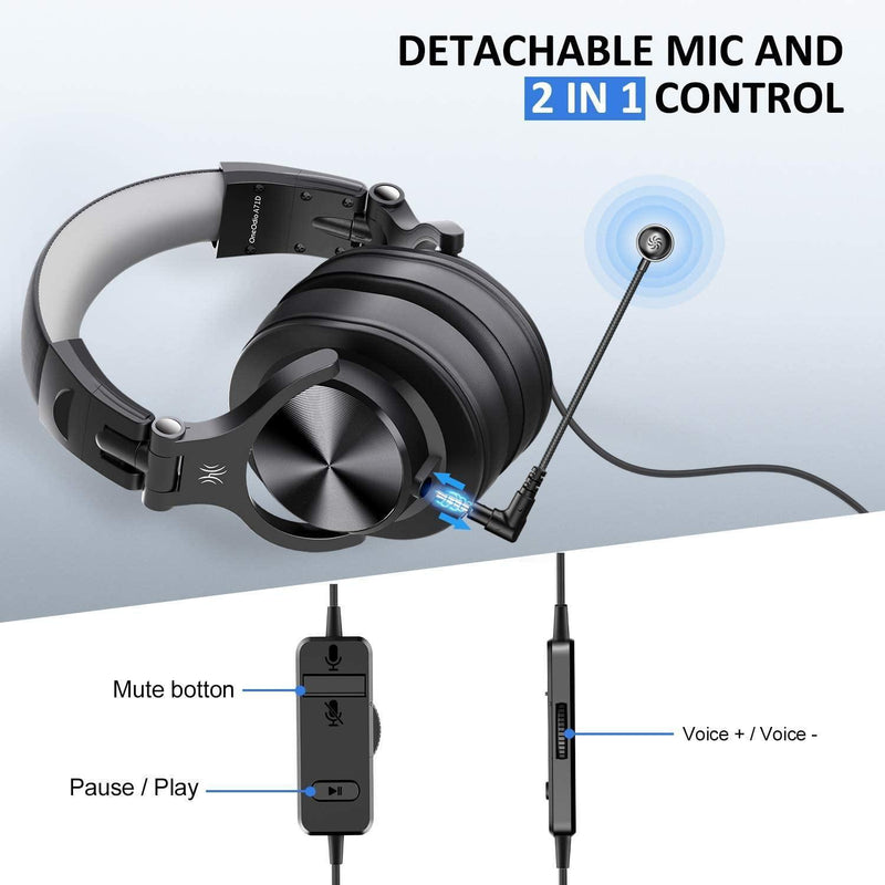 OneOdio OneOdio A71D Office Headset with Detachable Mic - happyinmart.com.au