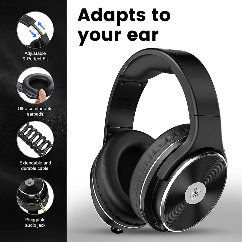 Oneodio Studio Hifi Closed Back Wired Headphones - Adjustable 