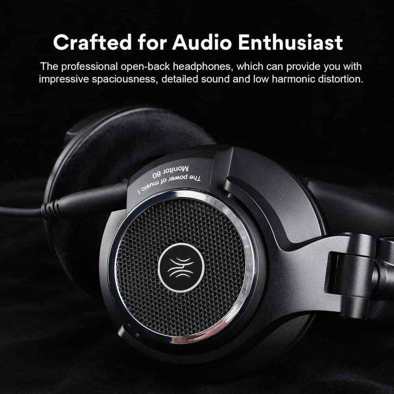 Oneodio Monitor 80 Open Back Professional Headphones - Monitoring Wired 