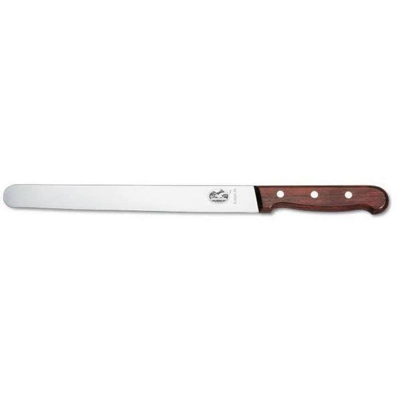 VICT PROF Slicing Knife, 25cm Round Plane Edge - Rosewood 5.4200.25 - happyinmart.com.au